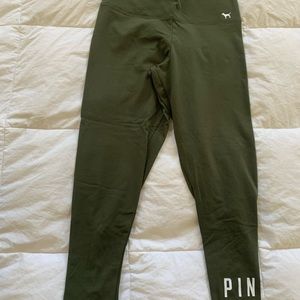 NEW PINK HIGH WAISTED LEGGINGS sz Medium